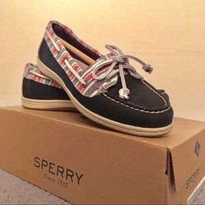 Sperry Angelfish/Firefish Navy Blue Stripes NWT